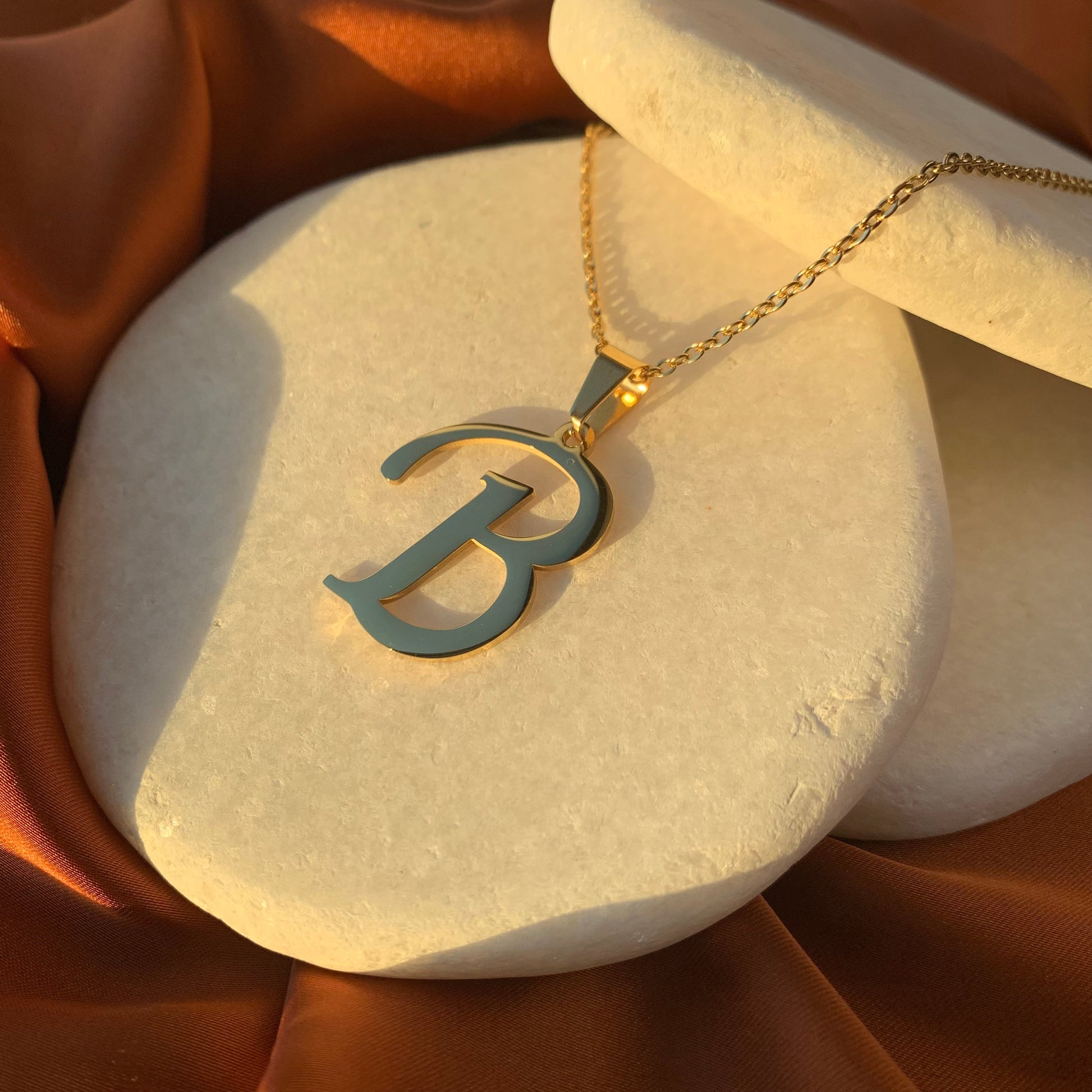 Custom Letter Necklace - B
